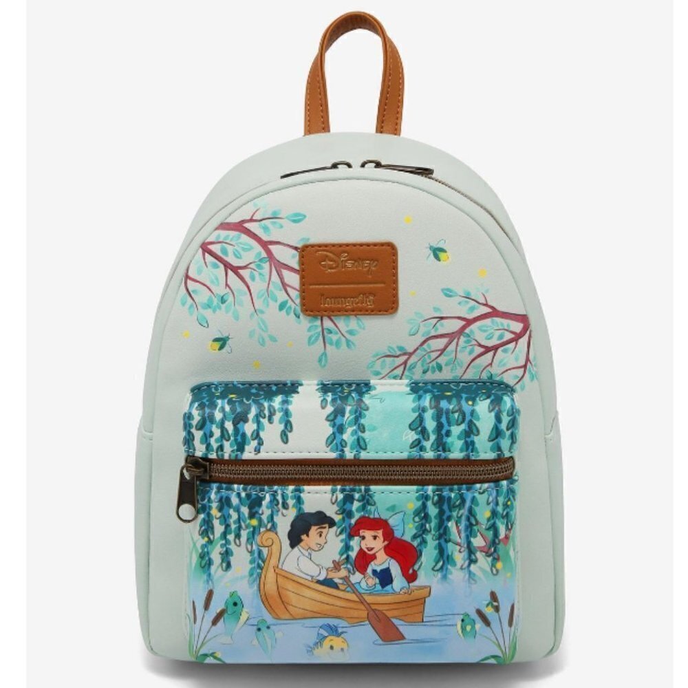LOUNGEFLY Disney The Little Mermaid Boat Date Mini Backpack NWT